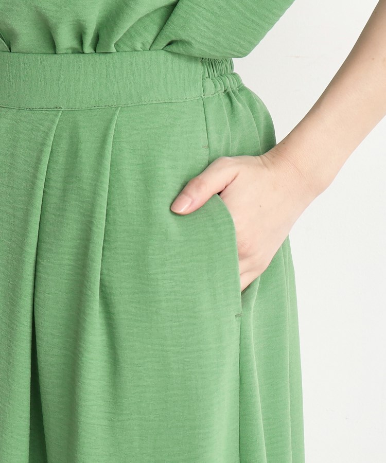 ザ ショップ ティーケー（ウィメン）(THE SHOP TK(Women))の【涼しい！/シワになりにくい/吸水速乾/洗える】フレアスカートパンツ15