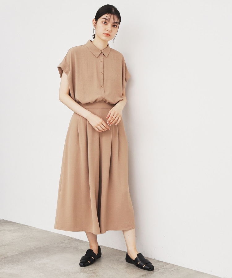 ザ ショップ ティーケー（ウィメン）(THE SHOP TK(Women))の【涼しい！/シワになりにくい/吸水速乾/洗える】フレアスカートパンツ2