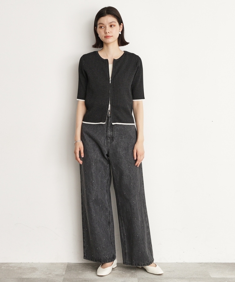 ザ ショップ ティーケー（ウィメン）(THE SHOP TK(Women))の【毛玉になりにくい】Wジップリブプルオーバー/洗える10