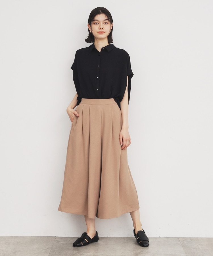 ザ ショップ ティーケー（ウィメン）(THE SHOP TK(Women))の【涼しい！/シワになりにくい/吸水速乾/洗える】フレンチ袖シャツブラウス22