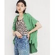 ザ ショップ ティーケー（ウィメン）(THE SHOP TK(Women))の【涼しい！/シワになりにくい/吸水速乾/洗える】フレンチ袖シャツブラウス14