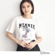 ザ ショップ ティーケー（ウィメン）(THE SHOP TK(Women))の【ミッキーマウス＆ミニーマウス】みんなでお揃い_Ｔシャツ アイボリー(104)