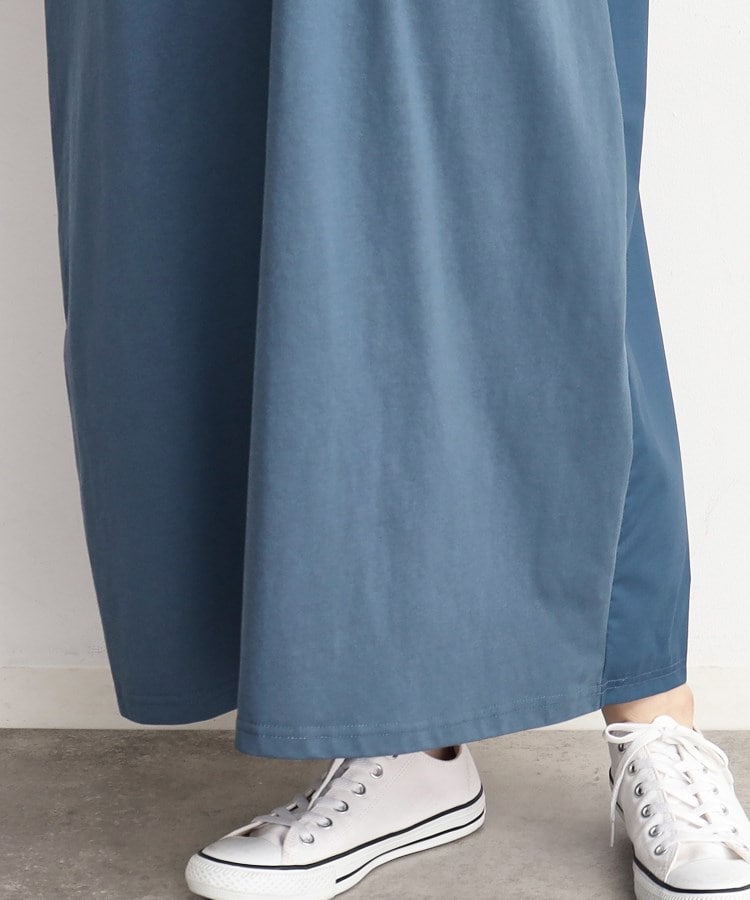 ザ ショップ ティーケー（ウィメン）(THE SHOP TK(Women))のバックギャザー切り替えワンピース【洗える】7