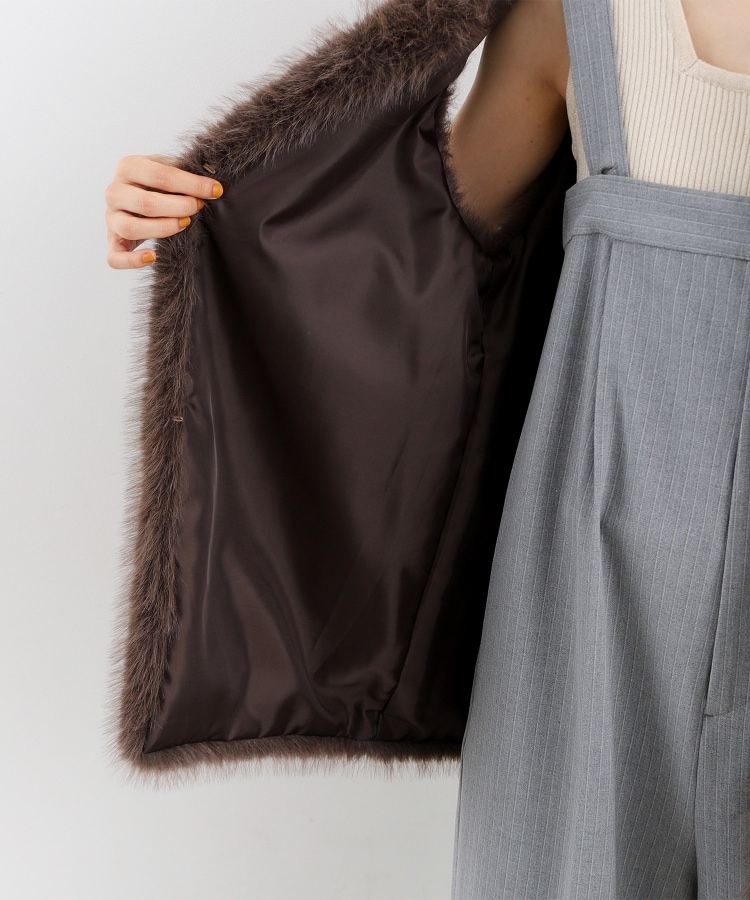 ザ ショップ ティーケー（ウィメン）(THE SHOP TK(Women))の【ヒルナンデス！で紹介】【旬なスタイル/ふわふわ】アソートファーベスト32