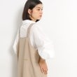 ザ ショップ ティーケー（ウィメン）(THE SHOP TK(Women))のギャザーストラップ麻調ワンピース11