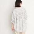 ザ ショップ ティーケー（ウィメン）(THE SHOP TK(Women))の麻調うしろギャザーブラウス12