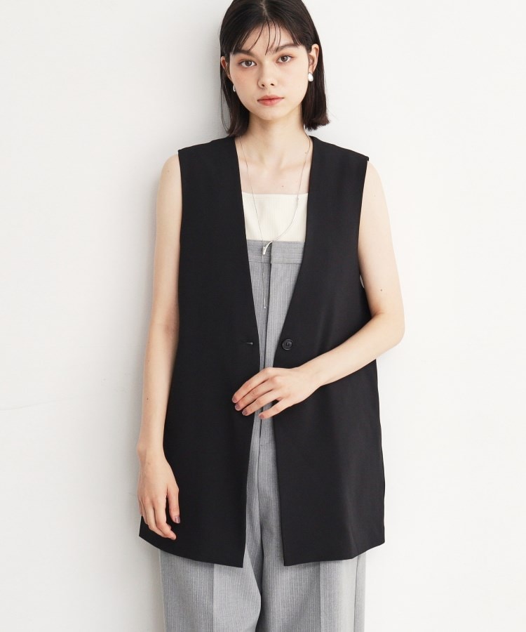 ザ ショップ ティーケー（ウィメン）(THE SHOP TK(Women))の【洗濯機OK】ノーカラージレ24