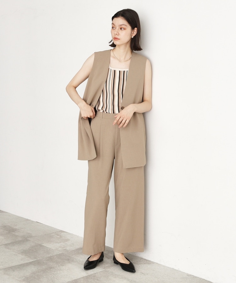 ザ ショップ ティーケー（ウィメン）(THE SHOP TK(Women))の【洗濯機OK】ノーカラージレ9