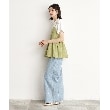 ザ ショップ ティーケー（ウィメン）(THE SHOP TK(Women))の【＠BAILA掲載】クリスタル＆箔プリントワイドデニムパンツ15