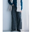 ザ ショップ ティーケー（ウィメン）(THE SHOP TK(Women))の【＠BAILA掲載】クリスタル＆箔プリントワイドデニムパンツ1
