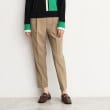 ザ ショップ ティーケー（ウィメン）(THE SHOP TK(Women))の【美脚・細見え/セットUP可】ツイル＆シャンブレーテーパードパンツ/洗える ベージュ(052)