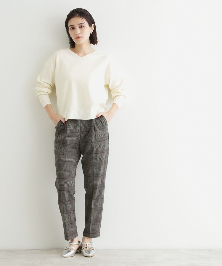 ザ ショップ ティーケー（ウィメン）(THE SHOP TK(Women))の【洗える】両面起毛テーパードパンツ15