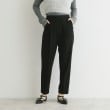 ザ ショップ ティーケー（ウィメン）(THE SHOP TK(Women))の【洗える】両面起毛テーパードパンツ ブラック(019)