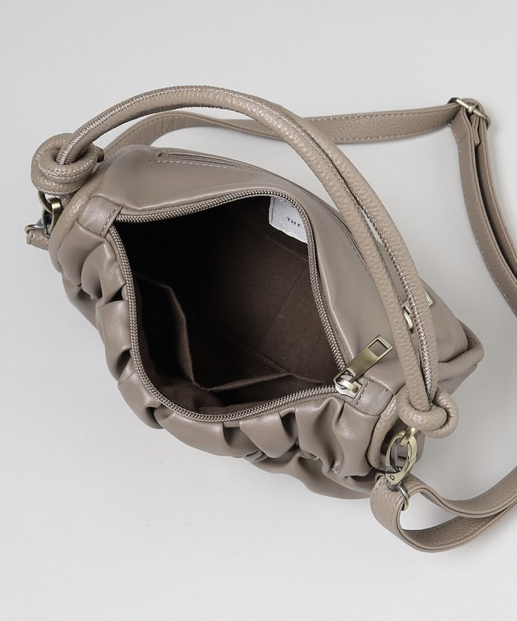 ザ ショップ ティーケー（ウィメン）(THE SHOP TK(Women))の【＠BAILA掲載】ギャザープレートFレザーBAG6
