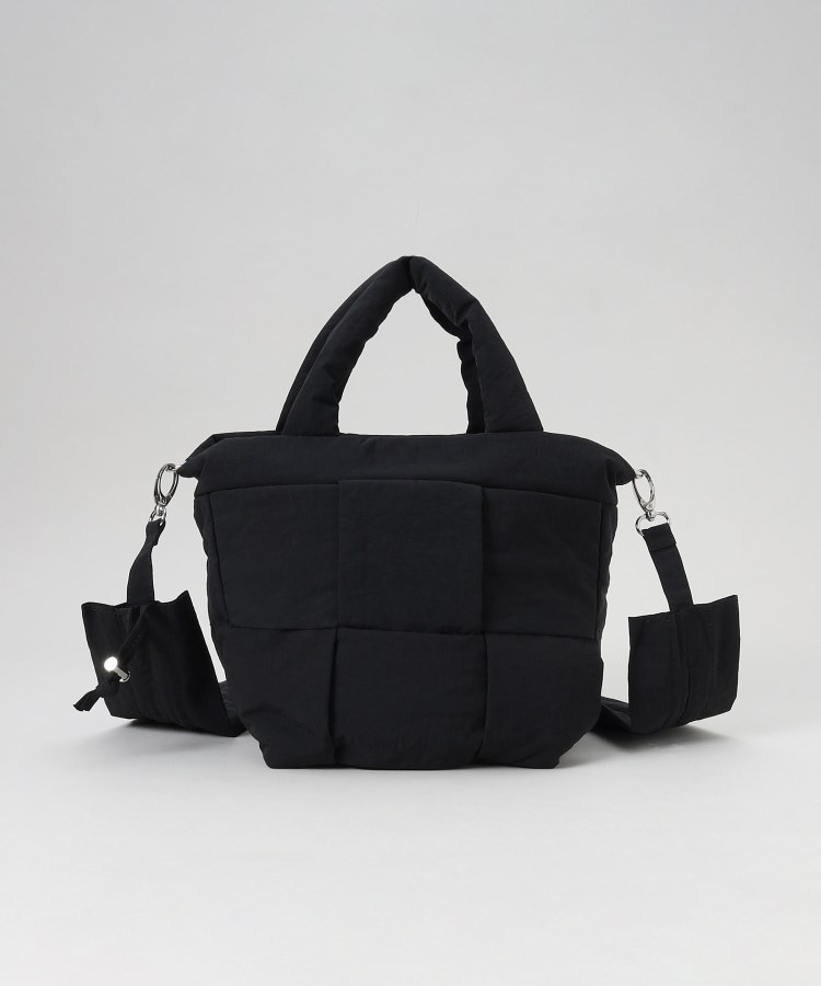 ザ ショップ ティーケー（ウィメン）(THE SHOP TK(Women))のナイロン2WAYメッシュミニトート ブラック(019)