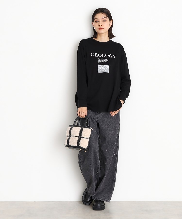 ザ ショップ ティーケー（ウィメン）(THE SHOP TK(Women))のボア合皮コンビトート13
