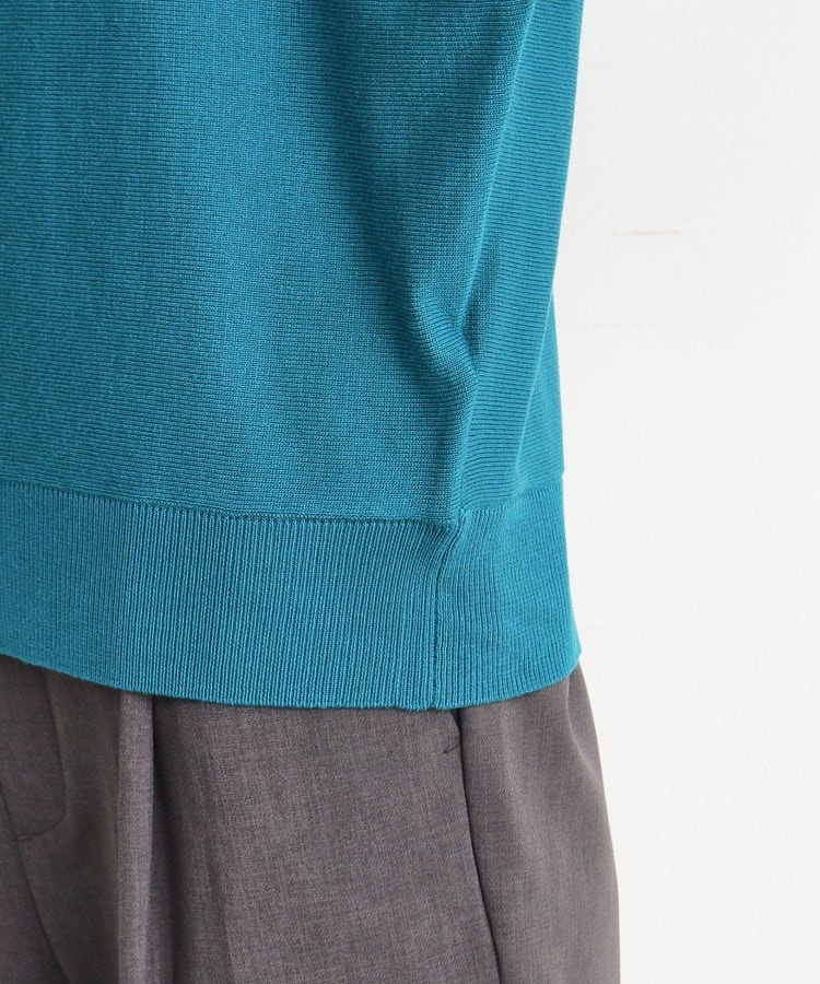 ザ ショップ ティーケー（ウィメン）(THE SHOP TK(Women))の【二の腕カバー/毛玉になりにくい/前後2WAY】袖スリットドルマンニット/洗える35