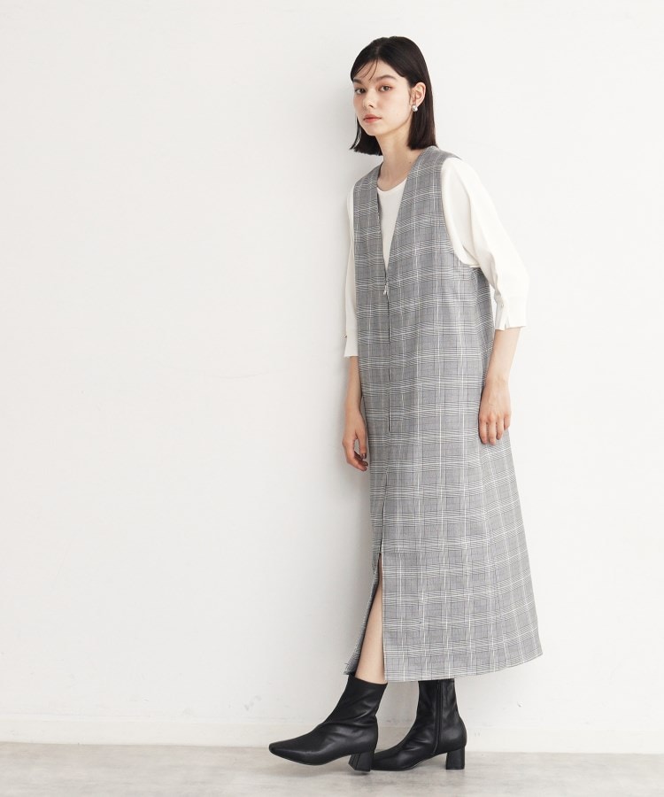 ザ ショップ ティーケー（ウィメン）(THE SHOP TK(Women))の【二の腕カバー/毛玉になりにくい/前後2WAY】袖スリットドルマンニット/洗える39