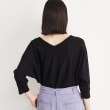 ザ ショップ ティーケー（ウィメン）(THE SHOP TK(Women))の【二の腕カバー/毛玉になりにくい/前後2WAY】袖スリットドルマンニット/洗える42