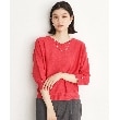 ザ ショップ ティーケー（ウィメン）(THE SHOP TK(Women))の【二の腕カバー/毛玉になりにくい/前後2WAY】袖スリットドルマンニット/洗える22