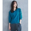 ザ ショップ ティーケー（ウィメン）(THE SHOP TK(Women))の【二の腕カバー/毛玉になりにくい/前後2WAY】袖スリットドルマンニット/洗える4