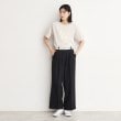 ザ ショップ ティーケー（ウィメン）(THE SHOP TK(Women))の箔プリントロゴTシャツ【洗える】12