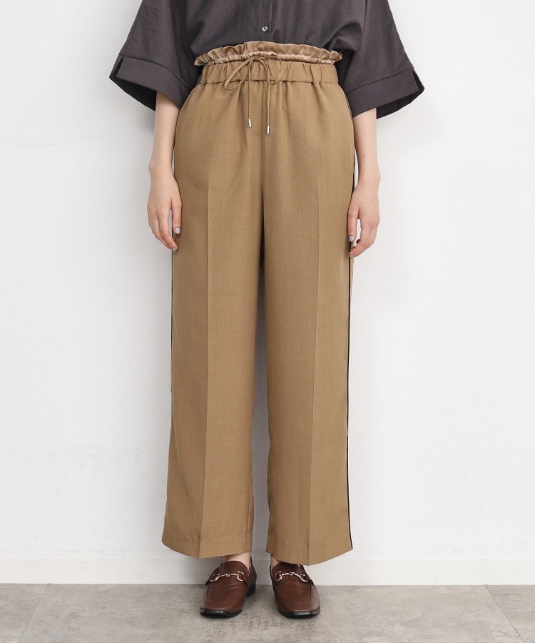 ザ ショップ ティーケー（ウィメン）(THE SHOP TK(Women))のダブルウエストイージーパンツ【洗える】11