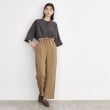 ザ ショップ ティーケー（ウィメン）(THE SHOP TK(Women))のダブルウエストイージーパンツ【洗える】9