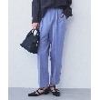 ザ ショップ ティーケー（ウィメン）(THE SHOP TK(Women))の【美シルエット/スタイルUP】ベルト付テーパードパンツ/洗える1