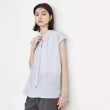 ザ ショップ ティーケー（ウィメン）(THE SHOP TK(Women))のネクタイ風ギャザーブラウス【洗濯機OK】 ラベンダー(080)