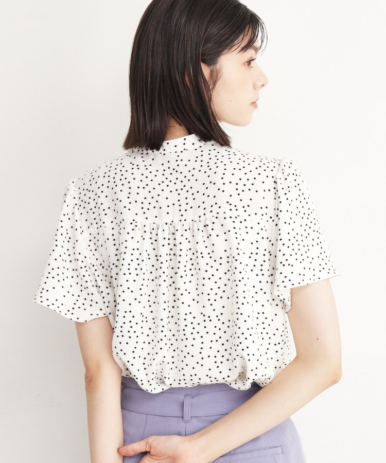 ザ ショップ ティーケー（ウィメン）(THE SHOP TK(Women))のギャザー半袖ブラウス【手洗い可】16