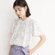 ザ ショップ ティーケー（ウィメン）(THE SHOP TK(Women))のギャザー半袖ブラウス【手洗い可】15