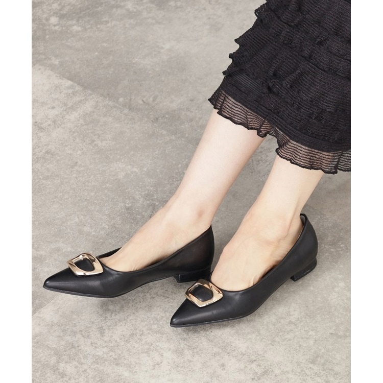 ザ ショップ ティーケー（ウィメン）(THE SHOP TK(Women))の【＠BAILA掲載】バックルパンプス パンプス