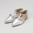 ザ ショップ ティーケー（ウィメン）(THE SHOP TK(Women))の【＠BAILA掲載】ダブルストラップパンプス シルバー(006)