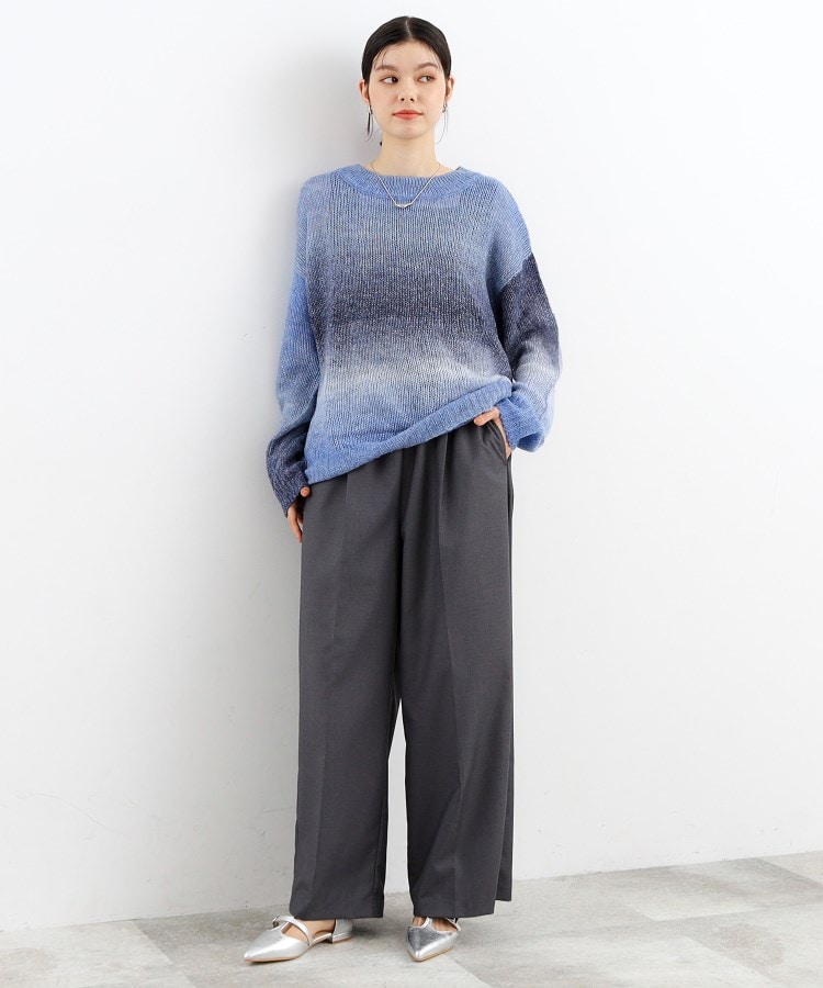 ザ ショップ ティーケー（ウィメン）(THE SHOP TK(Women))の【ヒルナンデス！で紹介】グラデーションシアーニット10