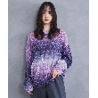 ザ ショップ ティーケー（ウィメン）(THE SHOP TK(Women))の【ヒルナンデス！で紹介】グラデーションシアーニット パープル(082)