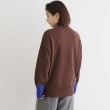 ザ ショップ ティーケー（ウィメン）(THE SHOP TK(Women))の【毛玉になりにくい／静電気防止】配色肩ボタンハイネックニット／洗える21