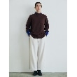 ザ ショップ ティーケー（ウィメン）(THE SHOP TK(Women))の【毛玉になりにくい／静電気防止】配色肩ボタンハイネックニット／洗える6