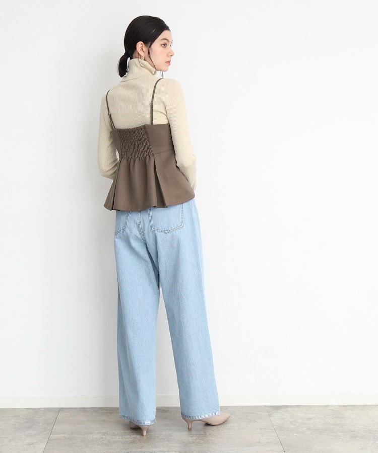 ザ ショップ ティーケー（ウィメン）(THE SHOP TK(Women))の【セットアップ可/洗える】パウダリーツイルビスチェ9