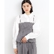 ザ ショップ ティーケー（ウィメン）(THE SHOP TK(Women))の【セットアップ可/洗える】パウダリーツイルビスチェ12