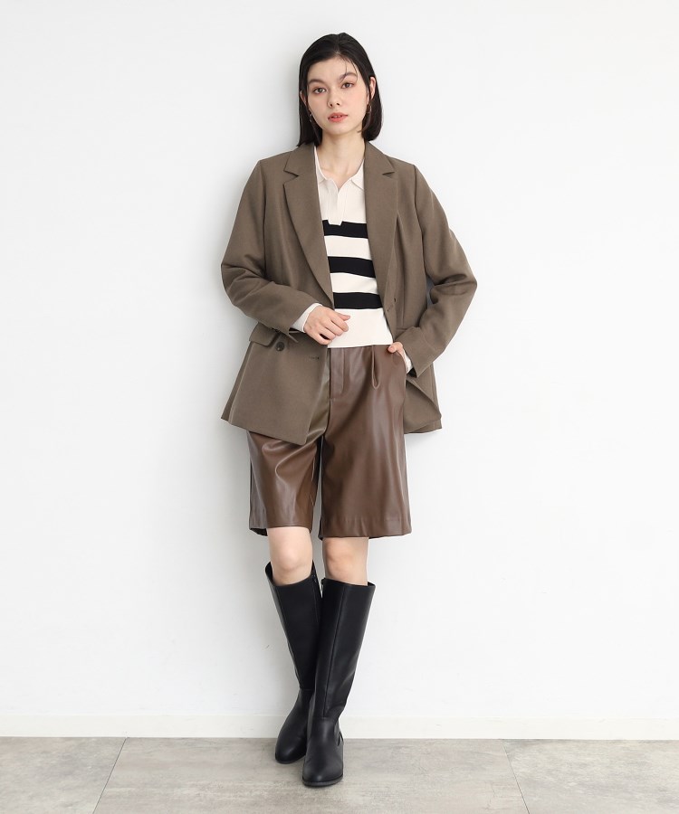 ザ ショップ ティーケー（ウィメン）(THE SHOP TK(Women))の【ヒルナンデス！で紹介】パウダリーツイルテーラード /セットアップ可/洗える14
