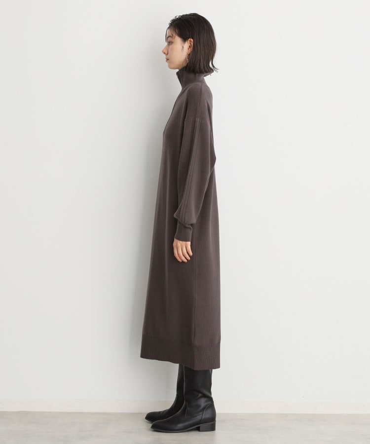 ザ ショップ ティーケー（ウィメン）(THE SHOP TK(Women))の【毛玉になりにくい/静電気防止】ハーフジップワンピース/洗える25