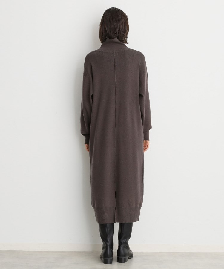 ザ ショップ ティーケー（ウィメン）(THE SHOP TK(Women))の【毛玉になりにくい/静電気防止】ハーフジップワンピース/洗える26