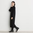 ザ ショップ ティーケー（ウィメン）(THE SHOP TK(Women))の【毛玉になりにくい/静電気防止】ハーフジップワンピース/洗える ブラック(019)