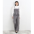 ザ ショップ ティーケー（ウィメン）(THE SHOP TK(Women))の【セットアップ可/洗える】パウダリーツイルワイドパンツ12