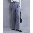 ザ ショップ ティーケー（ウィメン）(THE SHOP TK(Women))の【セットアップ可/洗える】パウダリーツイルワイドパンツ4