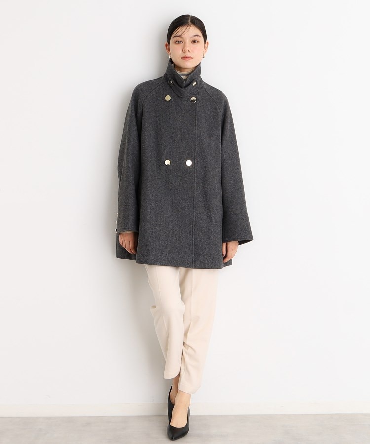 ザ ショップ ティーケー（ウィメン）(THE SHOP TK(Women))の【＠BAILA掲載】【着映えアウター】フェイクウールスタンドコート21