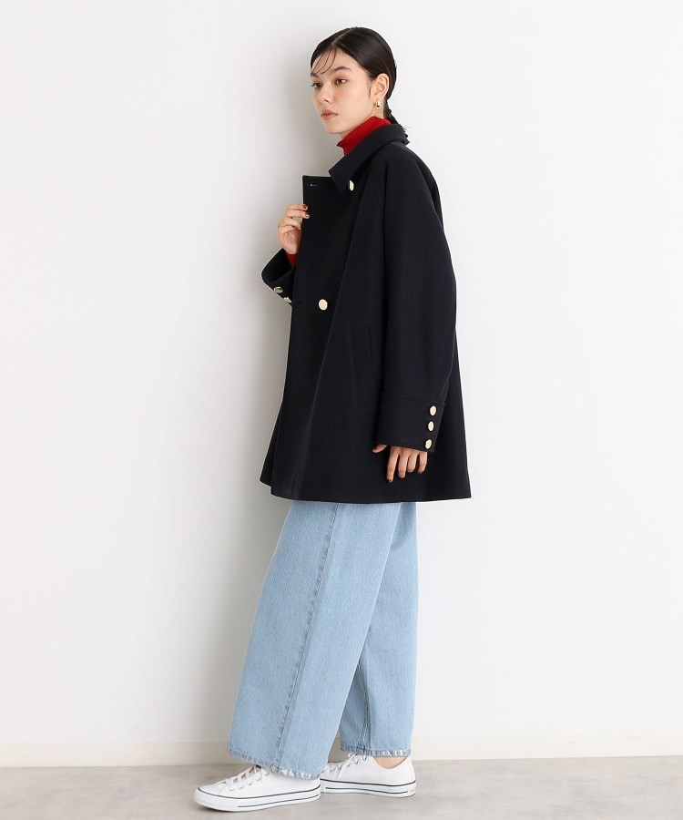 ザ ショップ ティーケー（ウィメン）(THE SHOP TK(Women))の【＠BAILA掲載】【着映えアウター】フェイクウールスタンドコート35