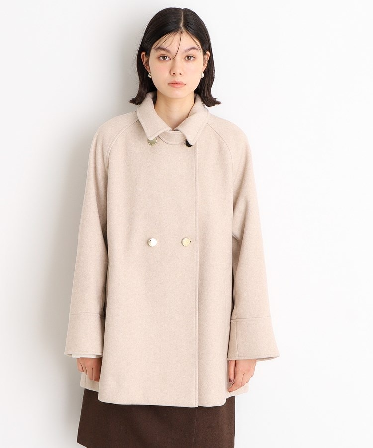 ザ ショップ ティーケー（ウィメン）(THE SHOP TK(Women))の【＠BAILA掲載】【着映えアウター】フェイクウールスタンドコート42