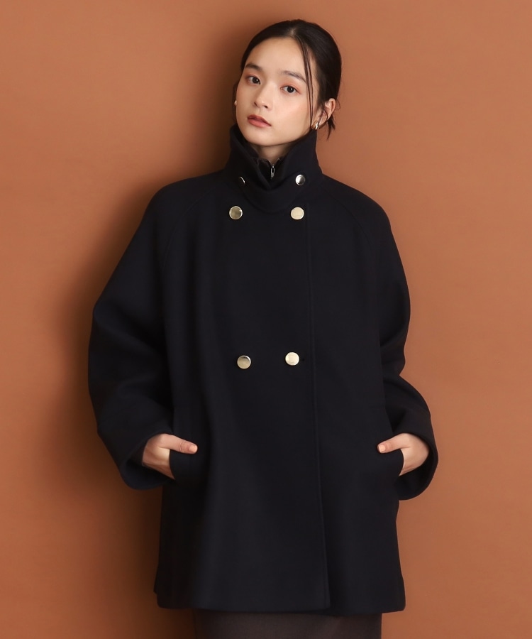 ザ ショップ ティーケー（ウィメン）(THE SHOP TK(Women))の【＠BAILA掲載】【着映えアウター】フェイクウールスタンドコート5